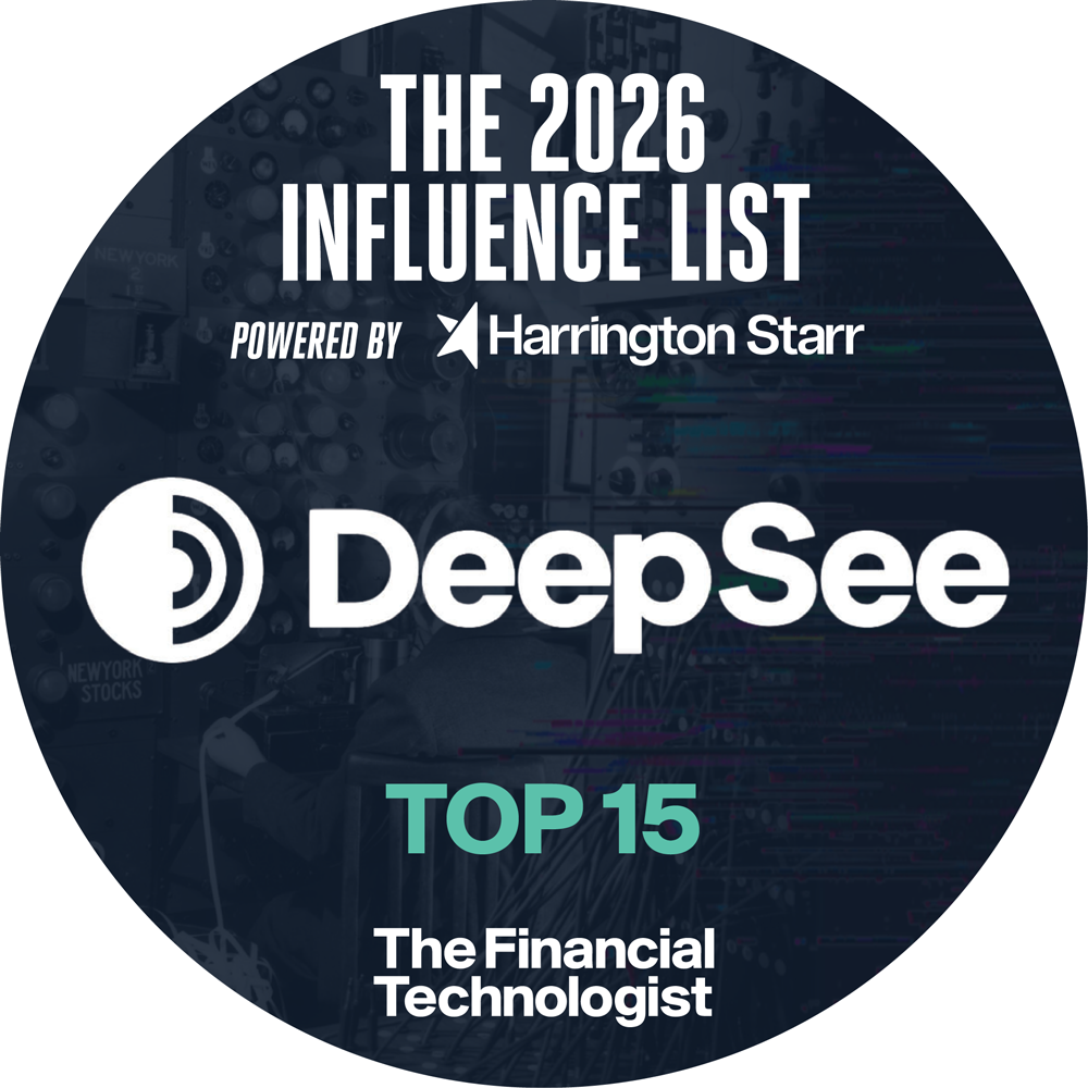 DeepSee awarded top 15 on the Financial Technologist's 2026 Influence List